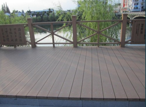 WPC PROJECT Hollow wpc decking /flooring board