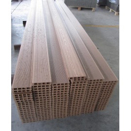 Pallet package color to choose Hollow wpc decking /flooring board