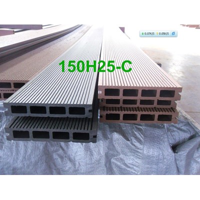 WOOD PLASTIC COMPOSITE decking  Hollow wpc decking /flooring board