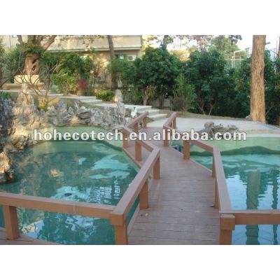 Synthetic WPC floor /wood plastic composite flooring decking/composite deck boards