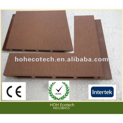 Durable hot sale eco-friendly wpc outdoor decking(water proof, UV resistance, resistance to rot and crack)