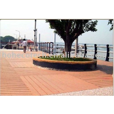 Outdoor Decorative WPC Composite Flooring, Waterproof WPC terrace decking