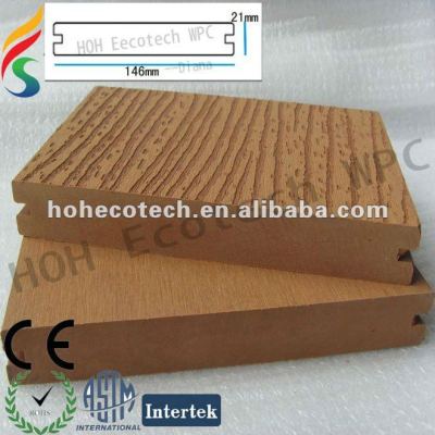 wpc outdoor decking floor/solid floor/wood plastic composite