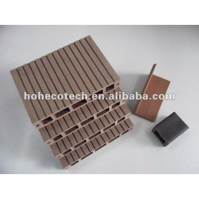 WPC waterproof decking board/WPC composite hollow decking