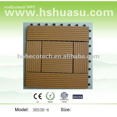 WPC Decking Tiles (Dalles de caillebotis)