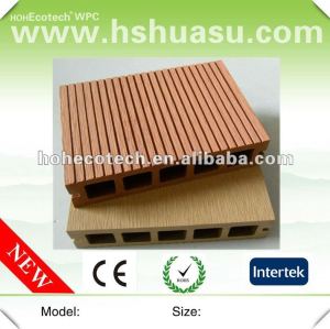 Good price different colors wpc hollow decking (CE ROHS ISO9001)