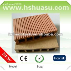 Good price different colors wpc hollow decking (CE ROHS ISO9001)