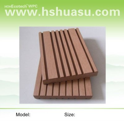 Natural feel wood plastic composite decking