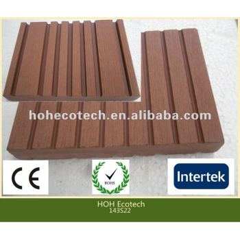 Decking al aire libre del wpc respetuoso del medio ambiente caliente durable de la venta (prueba del agua, resistencia ULTRAVIOLETA, resistencia a descomponerse y grieta)