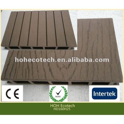 Durable hot sale eco-friendly wpc hollow decking (water proof, UV resistance, resistance to rot and crack)
