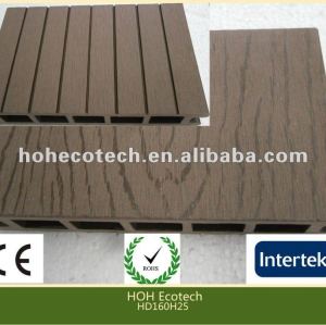 Durable hot sale eco-friendly wpc hollow decking (water proof, UV resistance, resistance to rot and crack)
