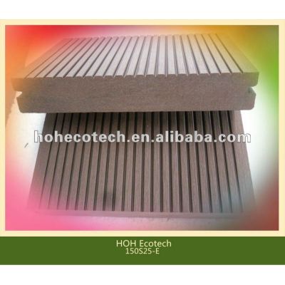 Durable hot sale eco-friendly wpc outdoor decking(water proof, UV resistance, resistance to rot and crack)