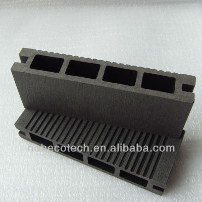 135x25mm grooved wpc deck with textures