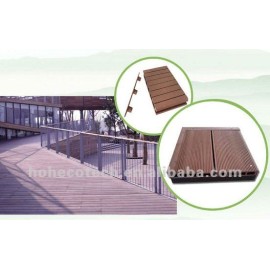 sintético piso de madeira decking de wpc