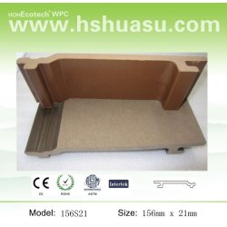 高品質のWoodlike WPCの物質的な壁パネル