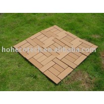 Assembled steps of wpc DIY tiles
