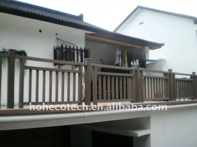 Plastico composito legno ringhiera/scherma inferriate della scala interna