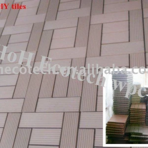Mattonelle montate del wpc DIY