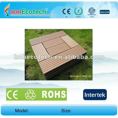 Cedar/copper brown/wood/sandalwood/coffee/grey/dark grey wpc diy decking tiles