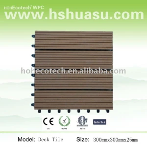 interlocking WPC decking tile/wpc decking/wood plastic composite