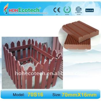 Eco-friendly waterproof WPC railing composite fencing wpc garden fence