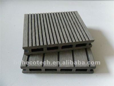 Groove wood plastic composite decking