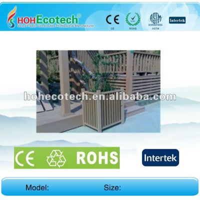 cheap price wood plastic flower pot (different sizes)