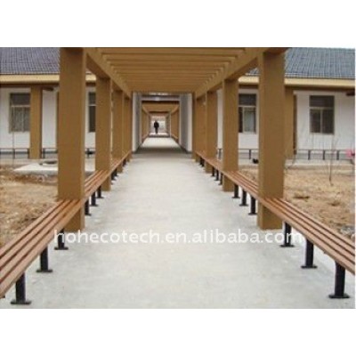 wood plastic composite bench/chairs public rest chairs leisure chairs/bench wood bench