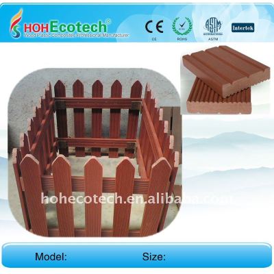 Natural wood looking and feel OUTDOOR garden WPC railing wpc decking fencing (CE, ROHS, ASTM,ISO9001,ISO14001, Intertek, etc)