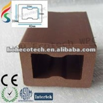 WPC hollow joist for decking floor/terrace floor/synthetic floor
