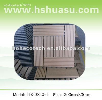 High strength WPC bathroom decking tile/DIY tile/floor tiles