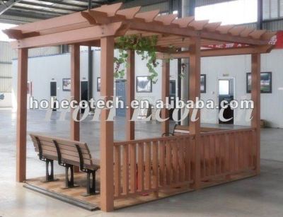 wooden and plastic pergolas/gazebo