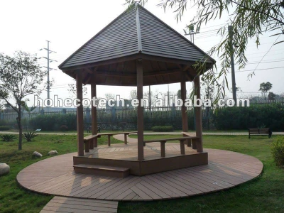 Durable eco-friendly wpc outdoor summer houses (water proof, UV resistance, resistance to rot and crack)