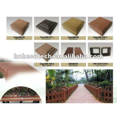 Promotion recyclable long life WPC fencing post cap (CE RoHS)