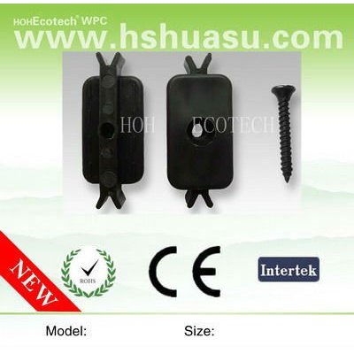 Outdoor plastic clip use for wpc decking/decking clips