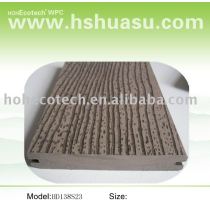 Wood plastic composite flooring