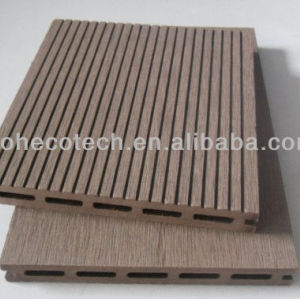 Anhui Ecotech WPC hollow outdoor decking 140*17mm CE Rohus ASTM ISO 9001 approved