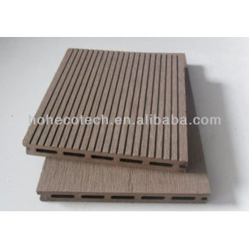 Anhui Ecotech WPC hollow outdoor decking 140*17mm CE Rohus ASTM ISO 9001 approved