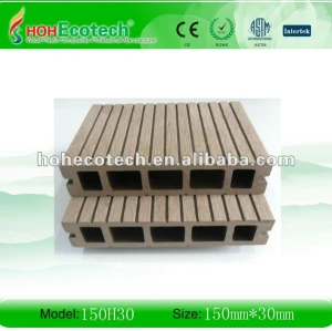 decking extérieur de wpc (ISO9001, ISO14001, ROHS, CE)