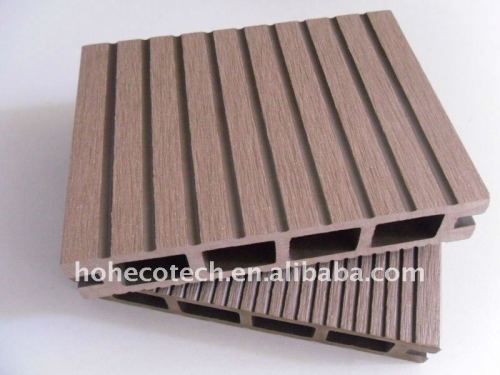 Decking de WPC/bois composés en plastique en bois de plate-forme de panneau de plancher wpc de plancher (CE, ROHS, ASTM, OIN 9001, OIN 14001, Intertek)