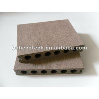 New material-eco-friendly 100% recyclable hollow wpc outdoor decking