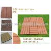 hot! eco-friendly wood plastic composite deck/floor tile/composite decking tile/DIY tile/outdoor flooring