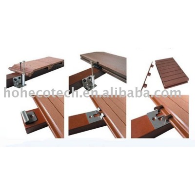 Assembled method on wpc flooring board