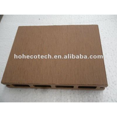 100% recycled wpc outdoor hollow decking (wpc flooring/wpc wall panel/wpc leisure products)