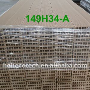 OUTdoor flooring 149*34mm WPC decking floor board /flooring wpc composite wood timber