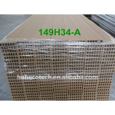 OUTdoor flooring 149*34mm WPC decking floor board /flooring wpc composite wood timber