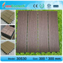 Eco- amicalequalité platelage composite bois plastique/carrelage