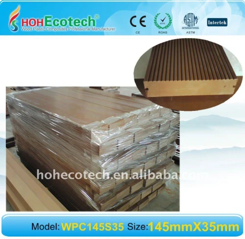 Migliore sdeller bordo decking di wpc 145*35mm wpc decking composito