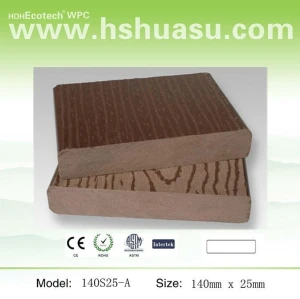 legno decking composito di plastica a bordo
