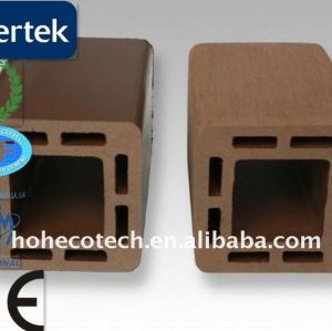 Pfosten-wpc Baumaterial/umweltfreundlicher hölzerner zusammengesetzter Plastikdecking/Fußboden Decking
